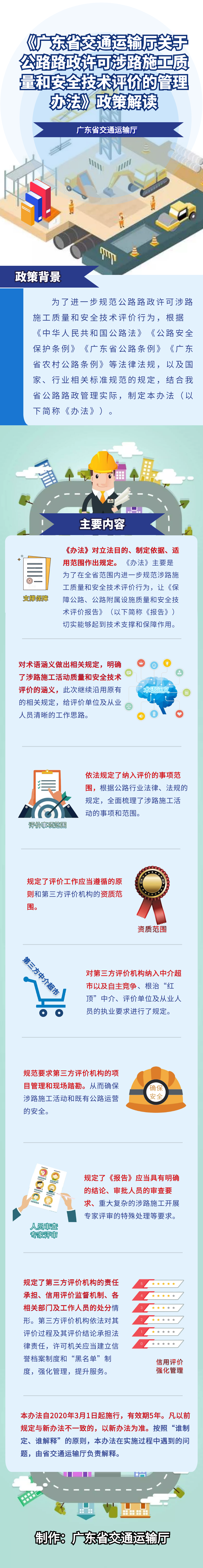 一图读懂《 esball易世博关于公路路政许可涉路施工质量和安全技术评价的管理办法》政策解读.png